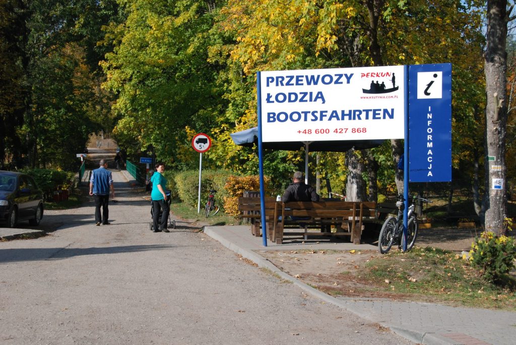 Spływ łodziami Krutynia Stanowisko Flisaków